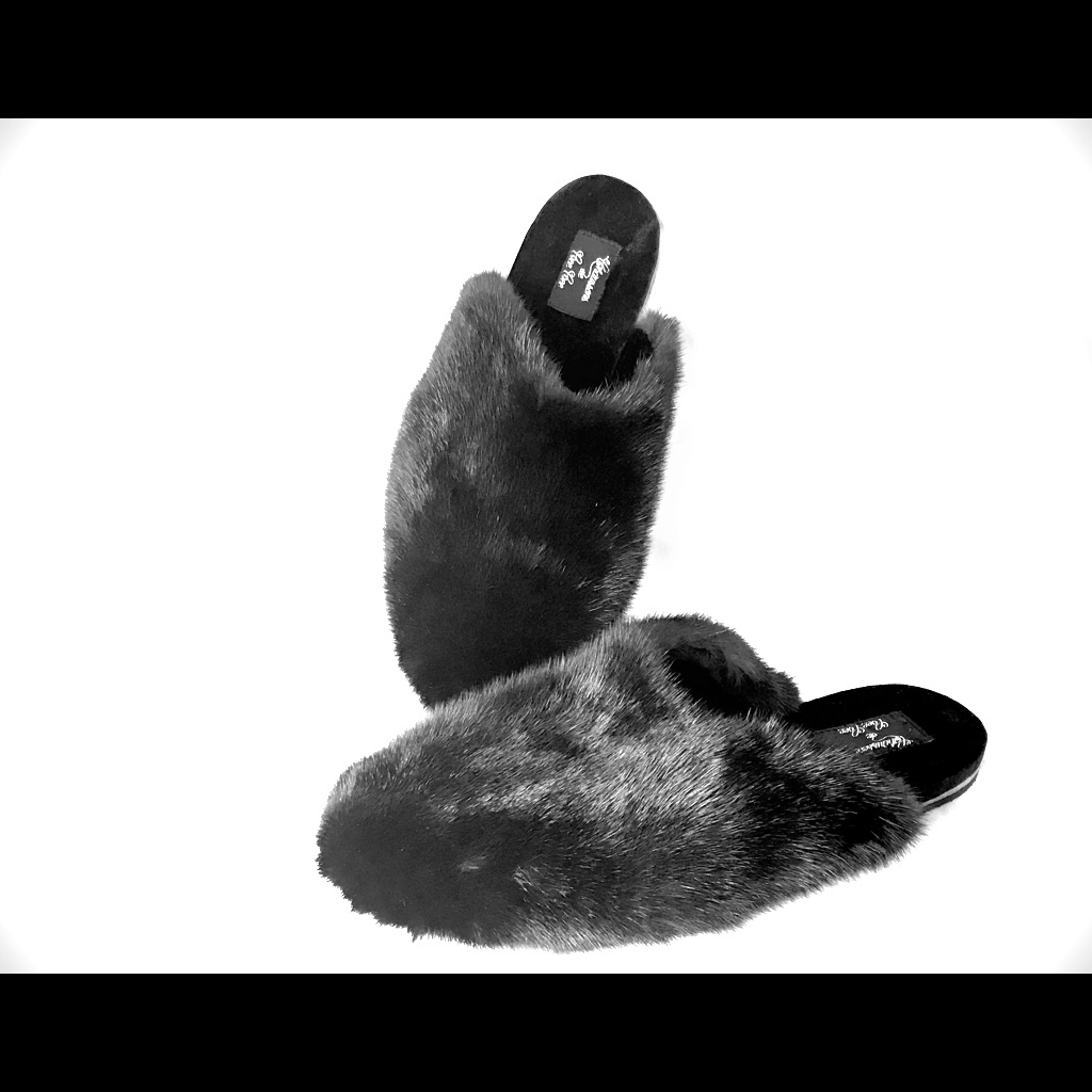 Men’s Mink Slippers